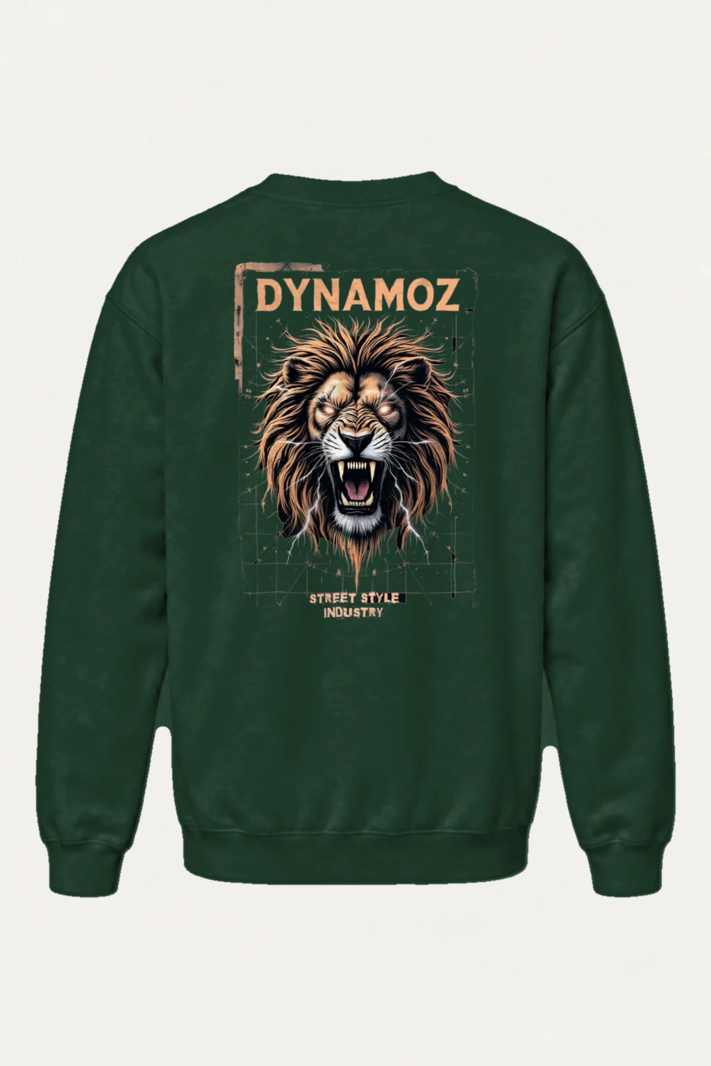 "Dynamoz Lion Roar" Heavy Blend Unisex Crewneck Sweatshirt | Gildan 18000