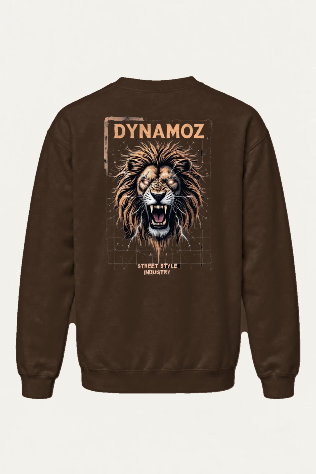 "Dynamoz Lion Roar" Heavy Blend Unisex Crewneck Sweatshirt | Gildan 18000