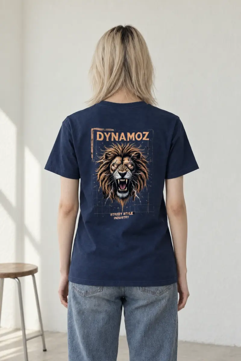 "DynamoZ Lion Roar" Heavyweight Unisex Crewneck T-shirt