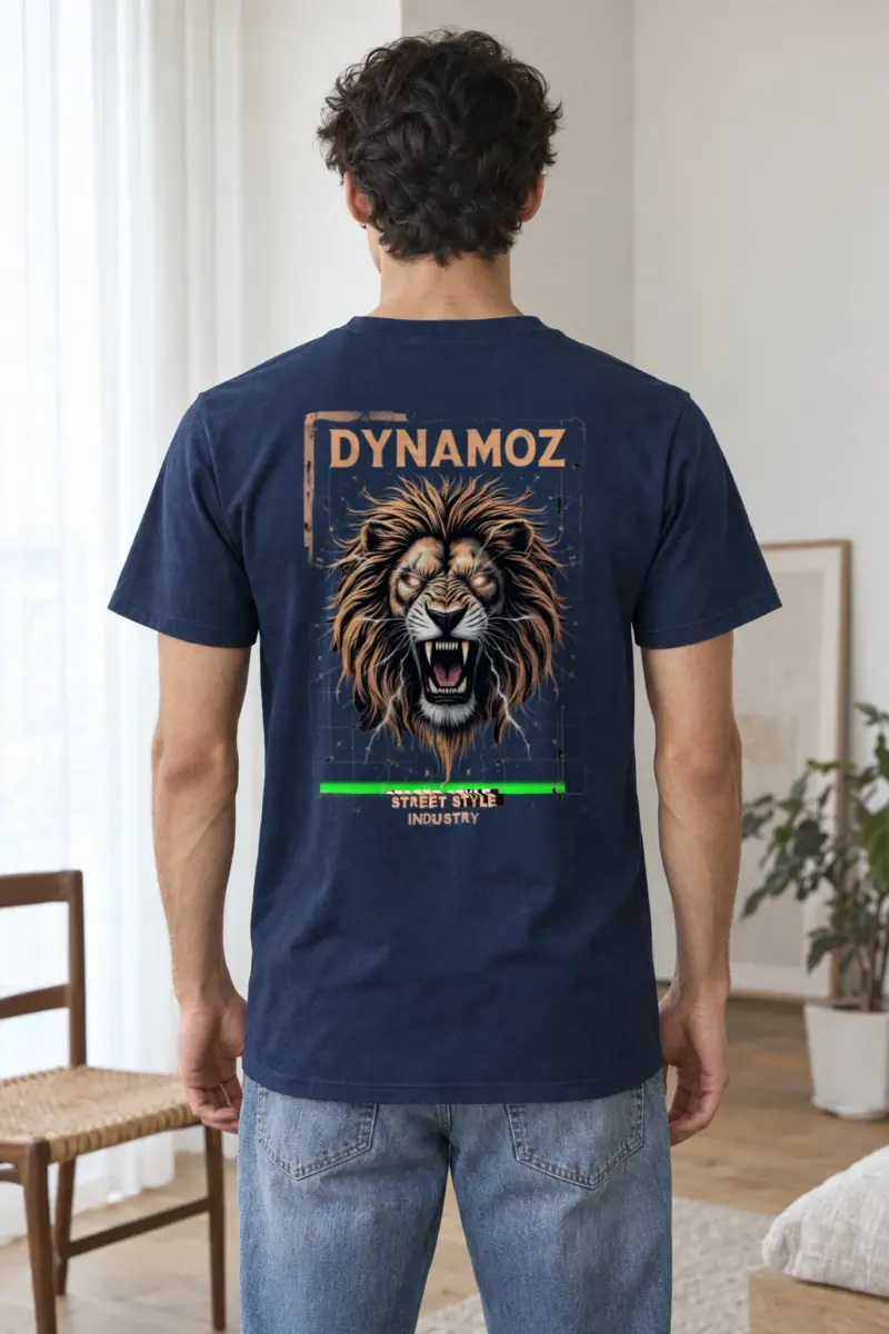 "DynamoZ Lion Roar" Heavyweight Unisex Crewneck T-shirt | Gildan 5000