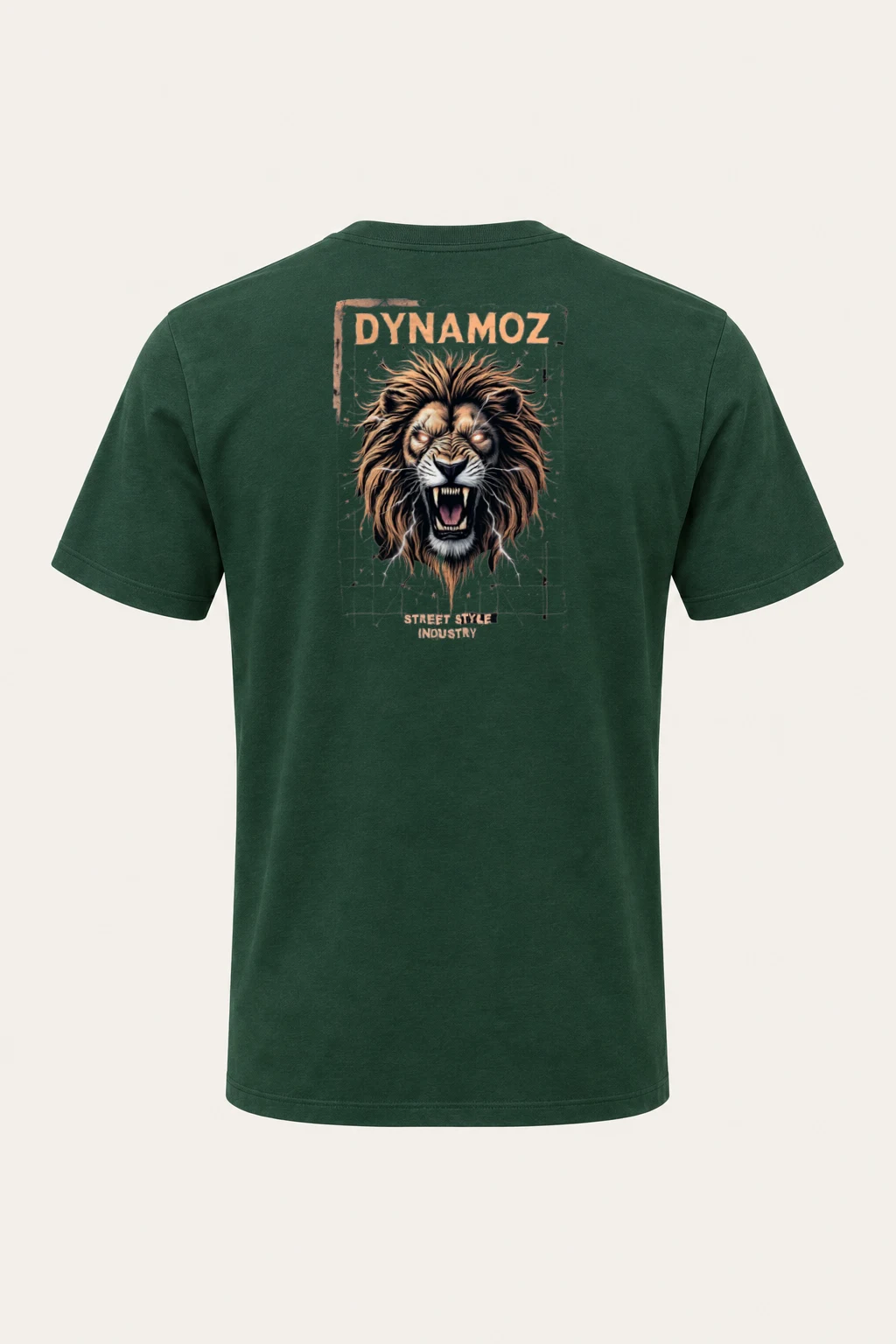 "DynamoZ Lion Roar" Heavyweight Unisex Crewneck T-shirt | Gildan 5000