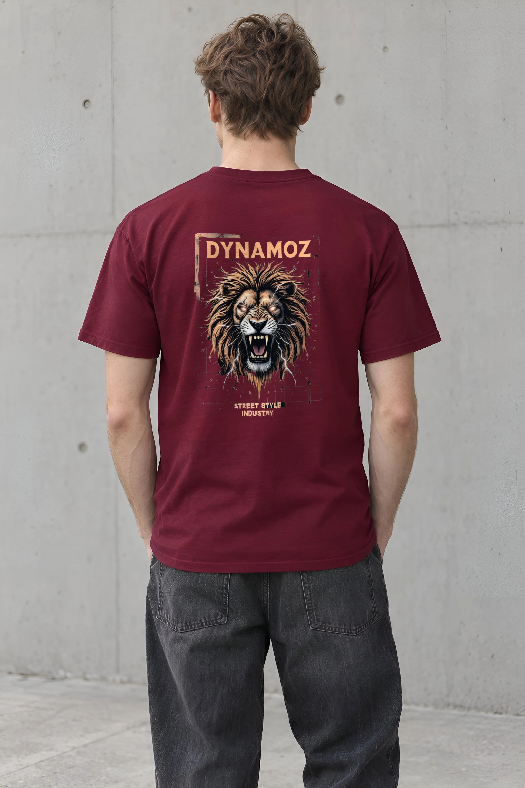 "DynamoZ Lion Roar" Heavyweight Unisex Crewneck T-shirt