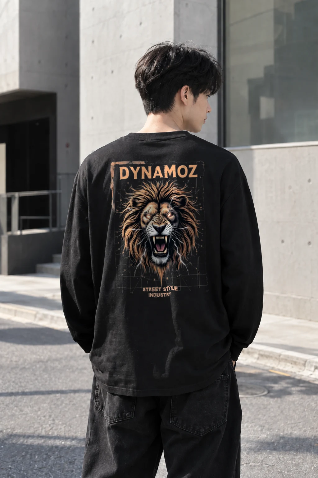 "Dynamoz Lion" Unisex Longsleeve T-shirt | Gildan 2400