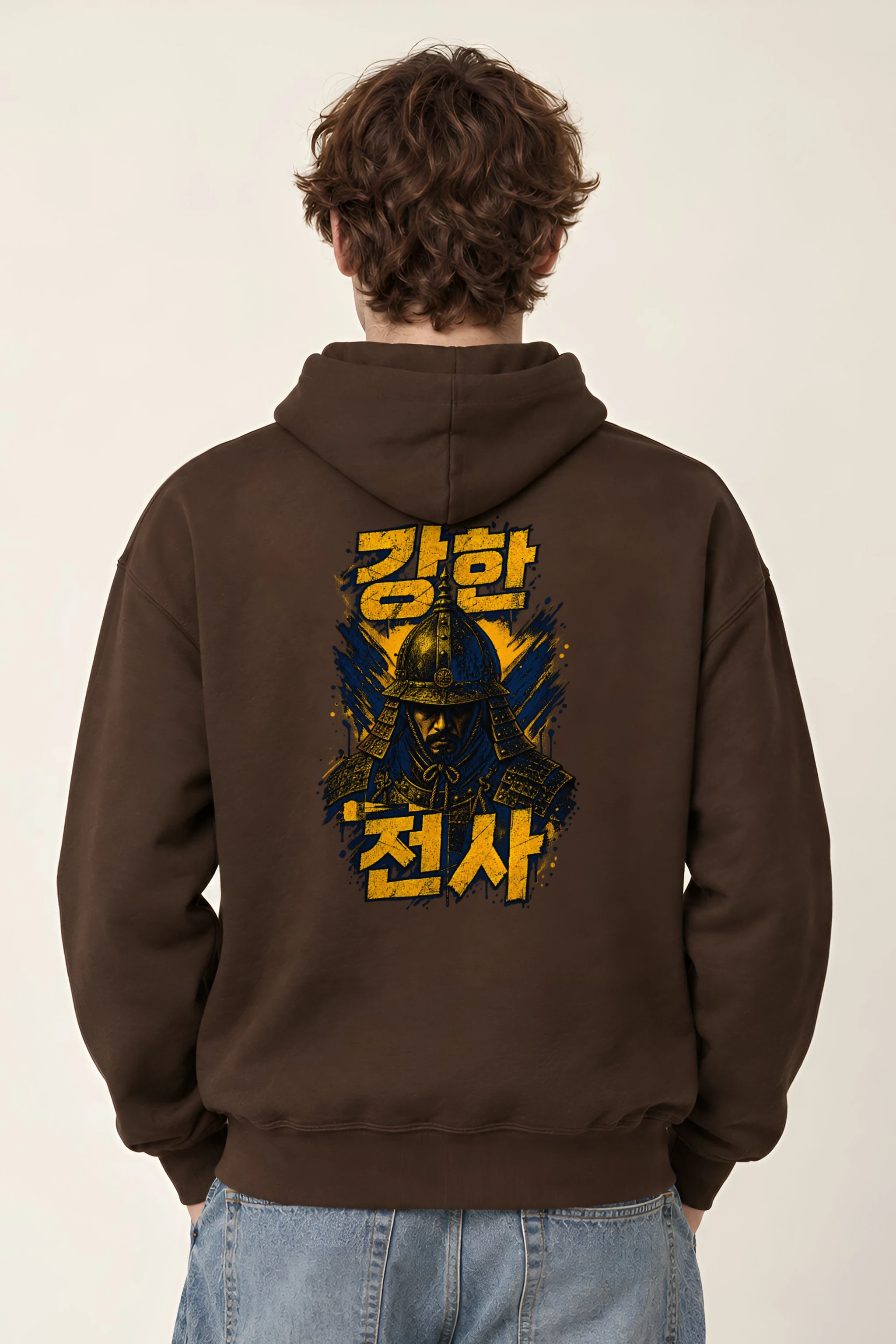 "강한 전사" Unisex Pullover Hoodie