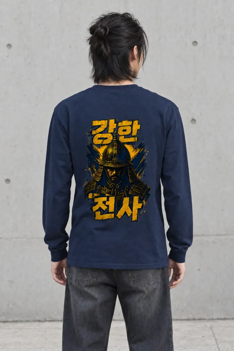 "강한 전사" Unisex Longsleeve T-shirt