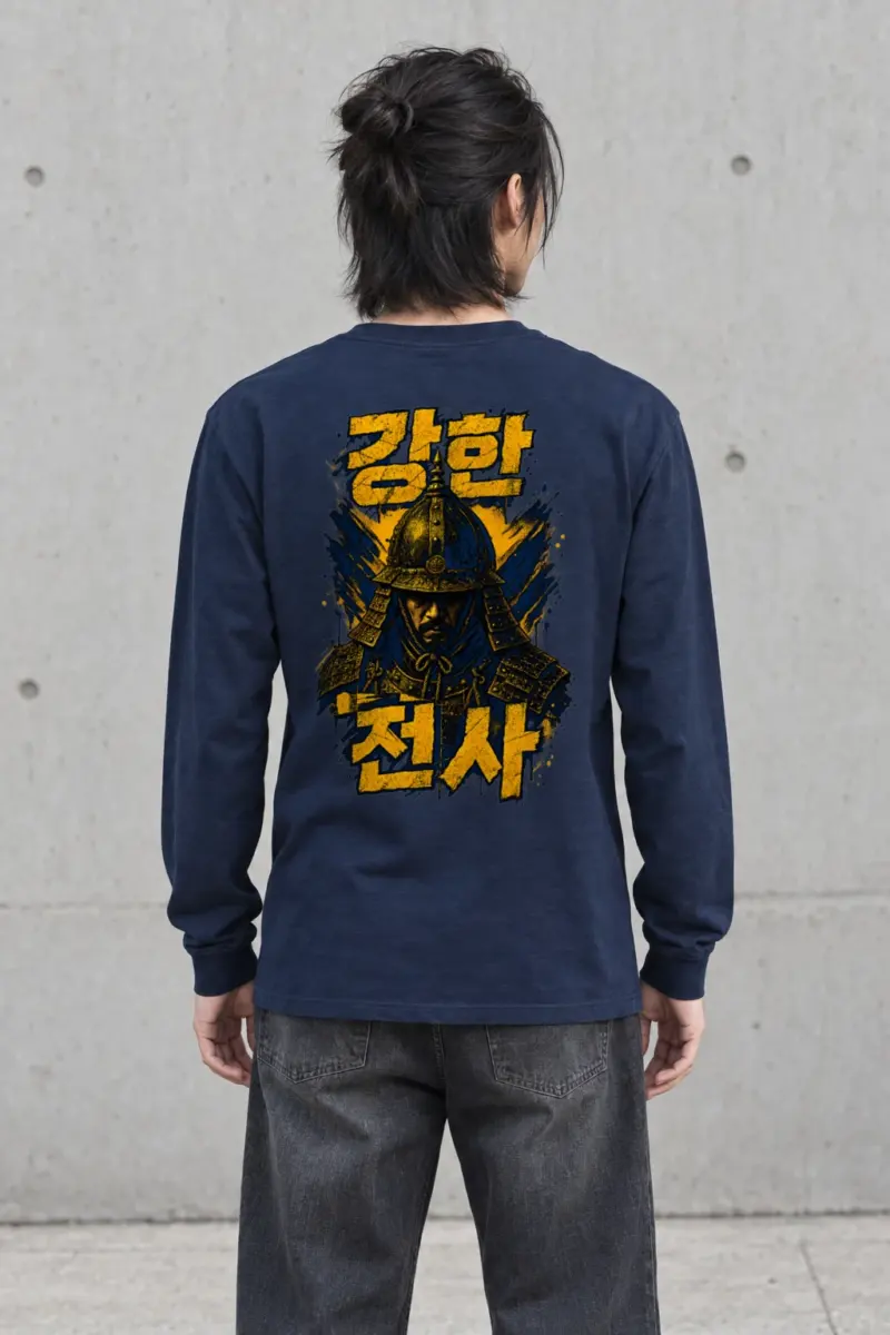 "강한 전사" Unisex Longsleeve T-shirt
