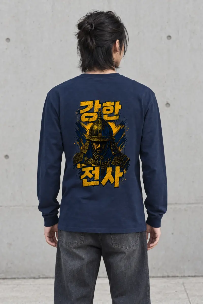 "강한 전사" Unisex Longsleeve T-shirt