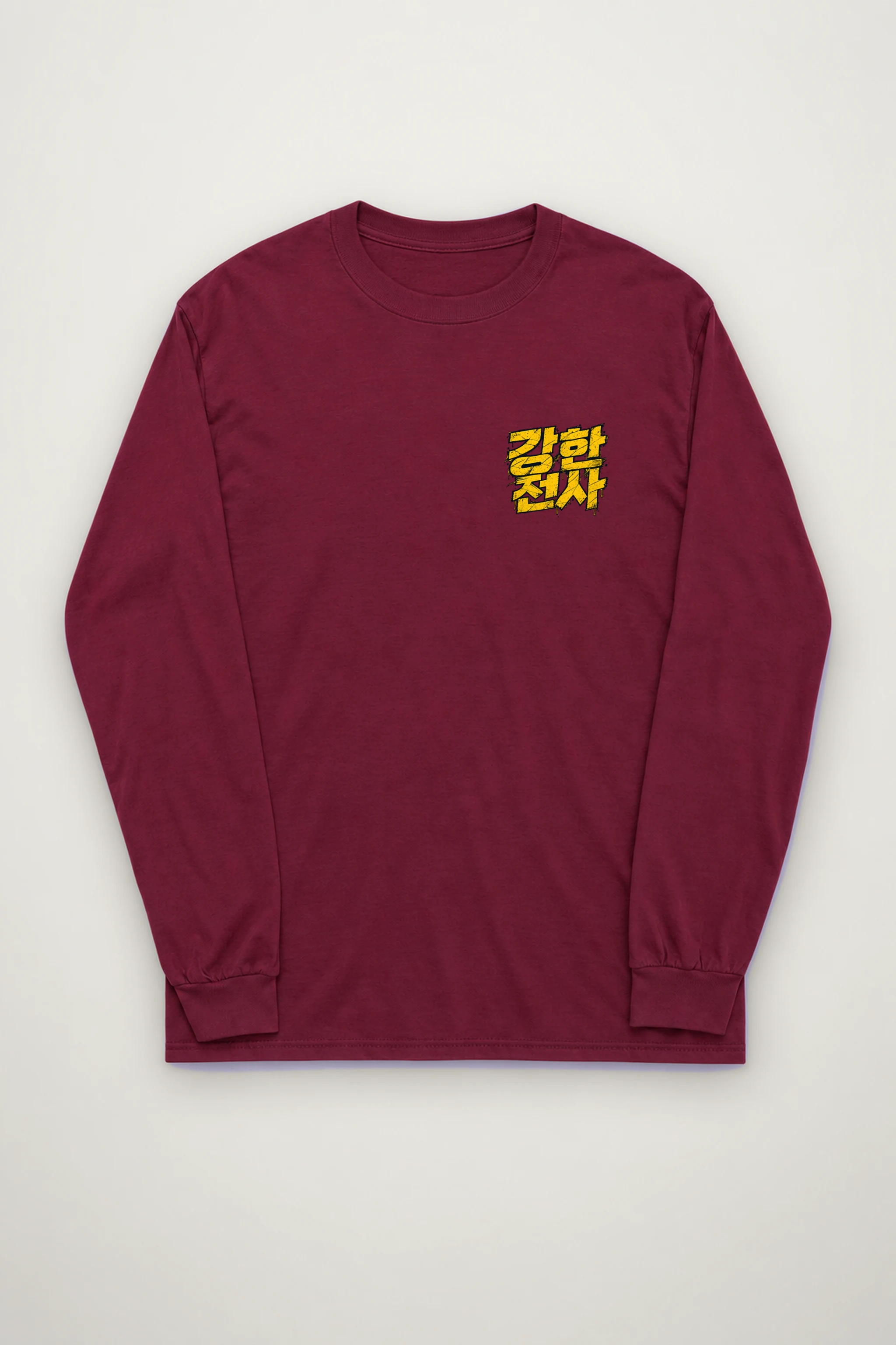 "강한 전사" Unisex Longsleeve T-shirt