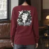 "Starlit Wavy Hair" Unisex Longsleeve T-shirt | Gildan 2400