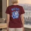"꽃길 Folk Tattoo" Heavyweight Unisex Crewneck T-shirt | Gildan 5000