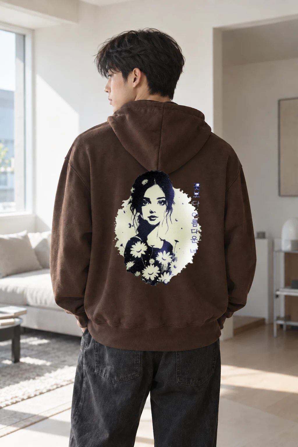 "꽃보다 아름다운 너" Heavy Blend Unisex Pullover Hoodie | Gildan 18500