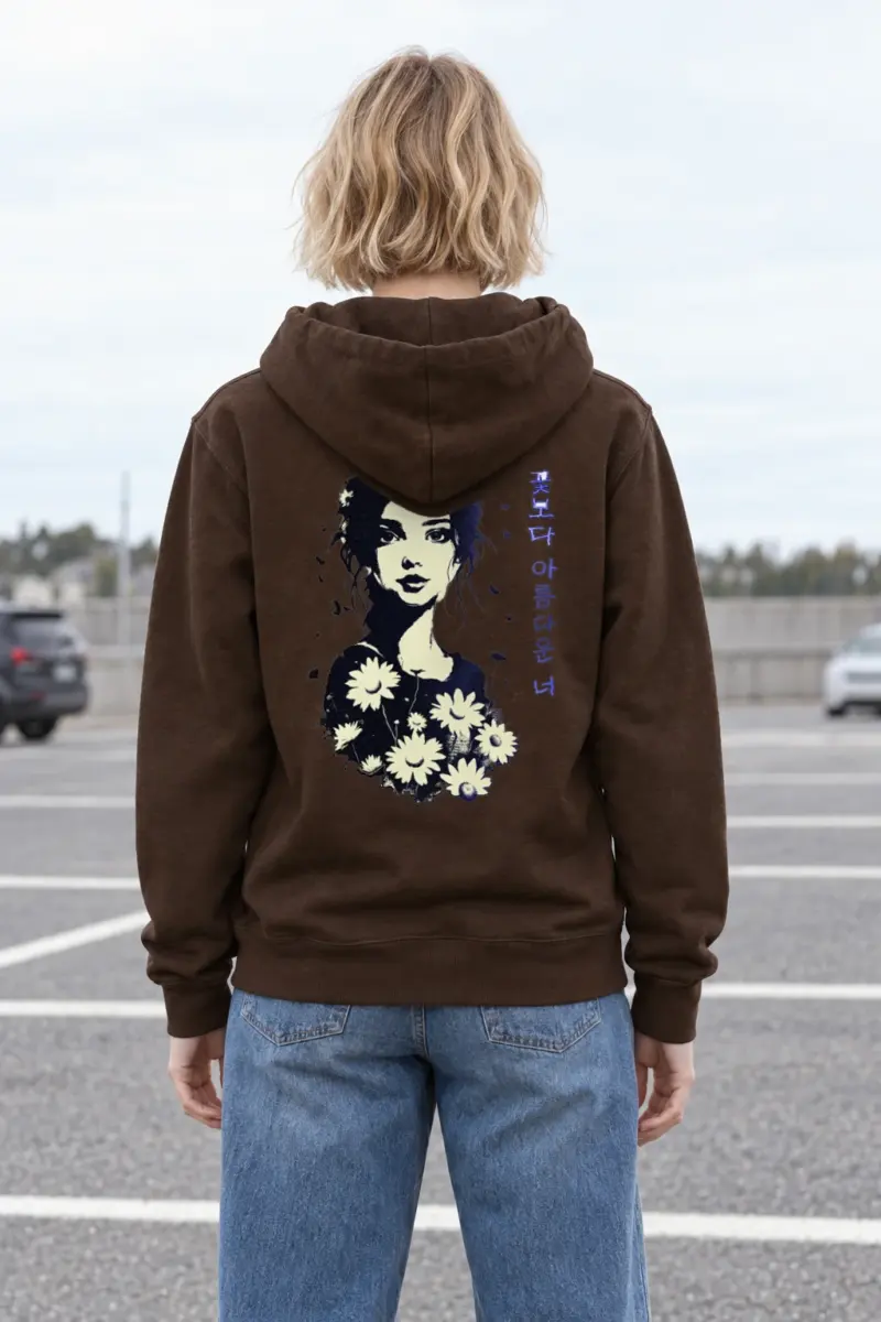 "꽃보다 아름다운 너" Heavy Blend Unisex Pullover Hoodie