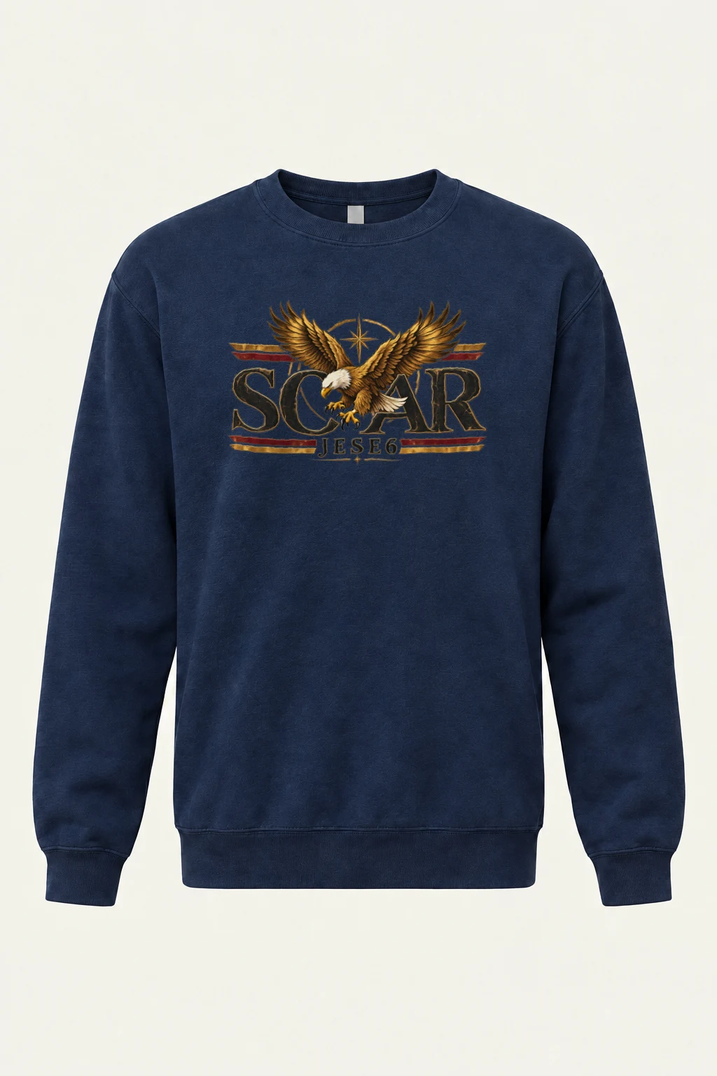 "Eagle Compass Star" Heavy Blend Unisex Crewneck Sweatshirt