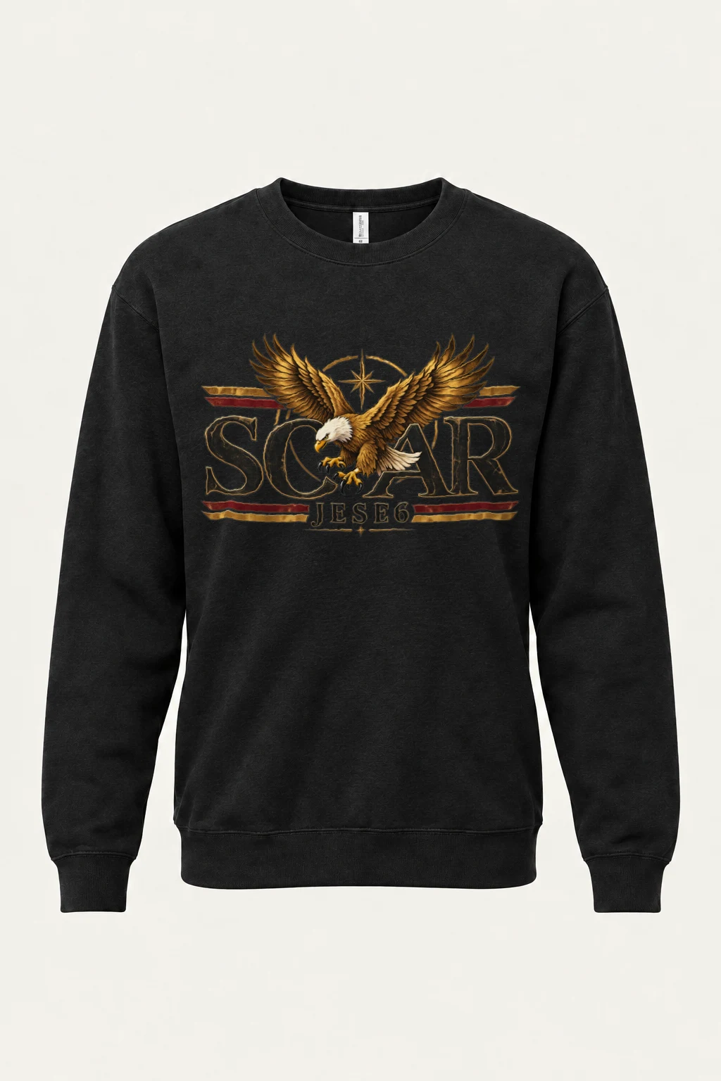 "Eagle Compass Star" Heavy Blend Unisex Crewneck Sweatshirt