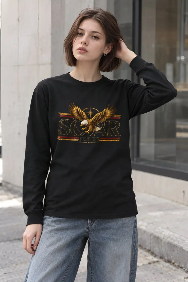 "Eagle Compass Star" Unisex Longsleeve T-shirt