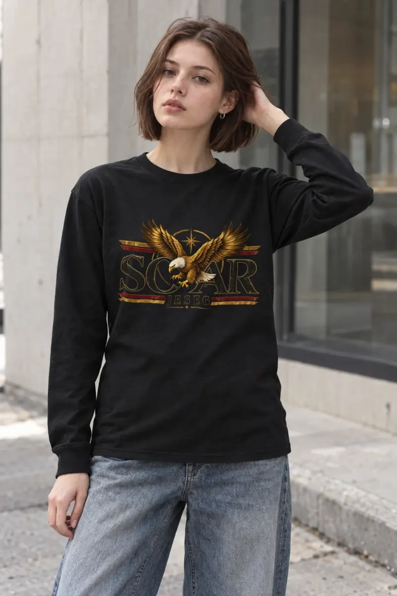"Eagle Compass Star" Unisex Longsleeve T-shirt