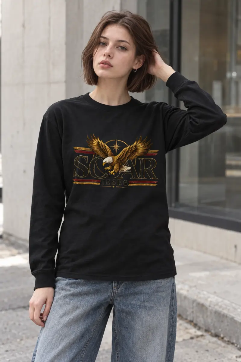 "Eagle Compass Star" Unisex Longsleeve T-shirt
