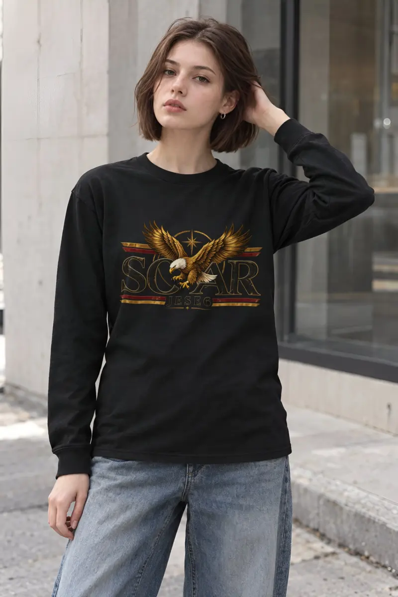 "Eagle Compass Star" Unisex Longsleeve T-shirt