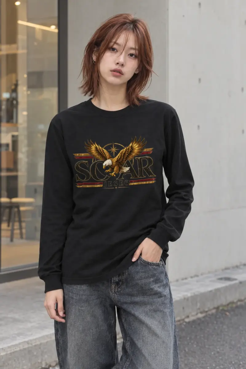 "Eagle Compass Star" Unisex Longsleeve T-shirt