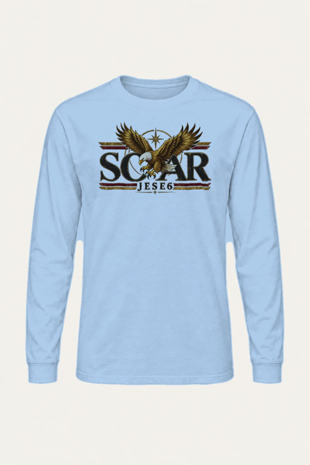 "Eagle Compass Star" Unisex Longsleeve T-shirt | Gildan 2400