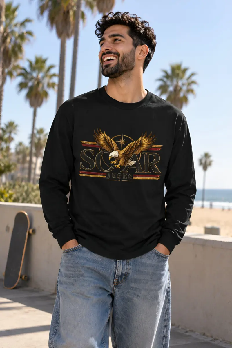 "Eagle Compass Star" Unisex Longsleeve T-shirt