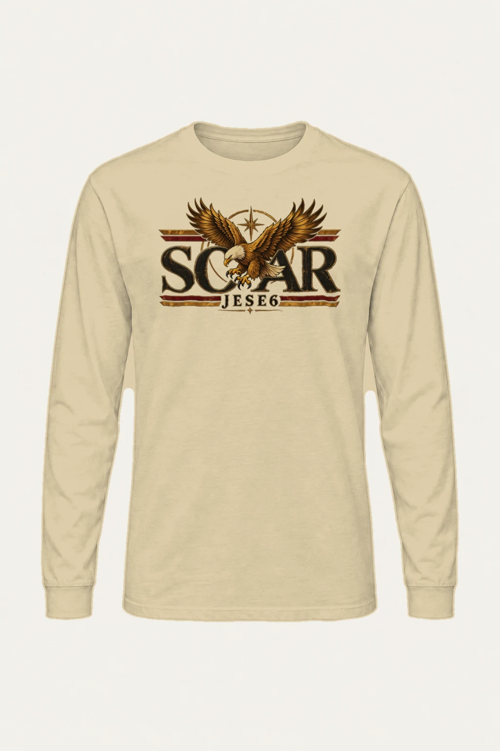 "Eagle Compass Star" Unisex Longsleeve T-shirt | Gildan 2400