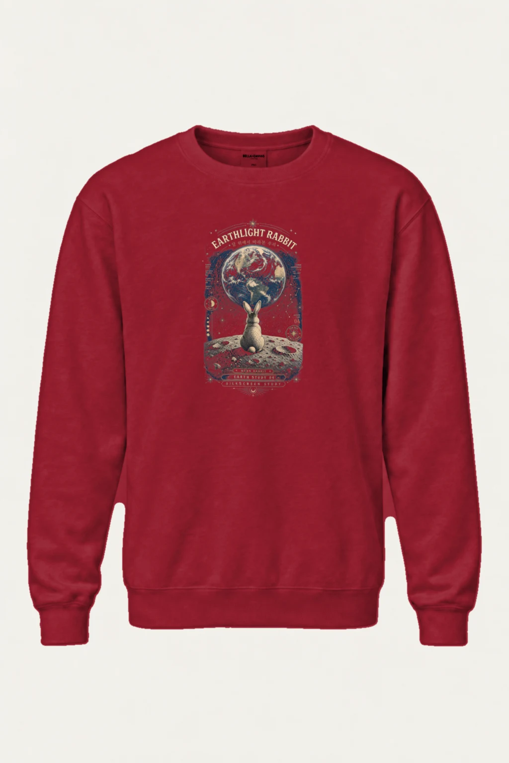 "Earthlight Moon Rabbit" Heavy Blend Unisex Crewneck Sweatshirt | Gildan 18000
