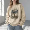 "Earthlight Rabbit" Heavy Blend Unisex Crewneck Sweatshirt | Gildan 18000