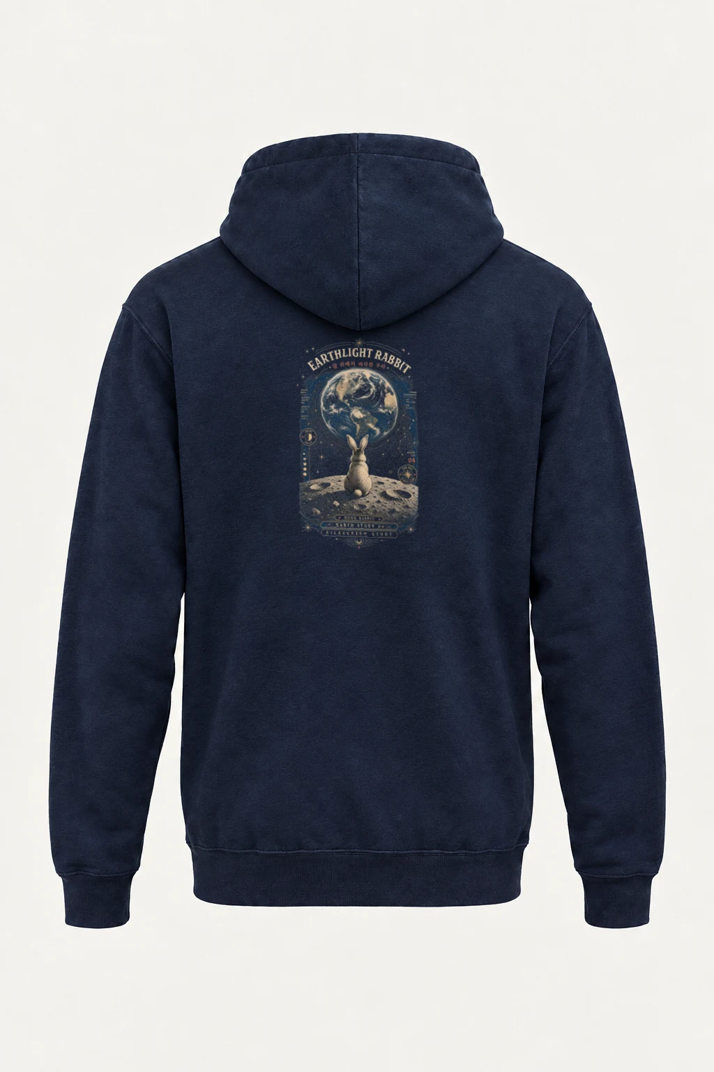 "Earthlight Rabbit" Heavy Blend Unisex Pullover Hoodie | Gildan 18500