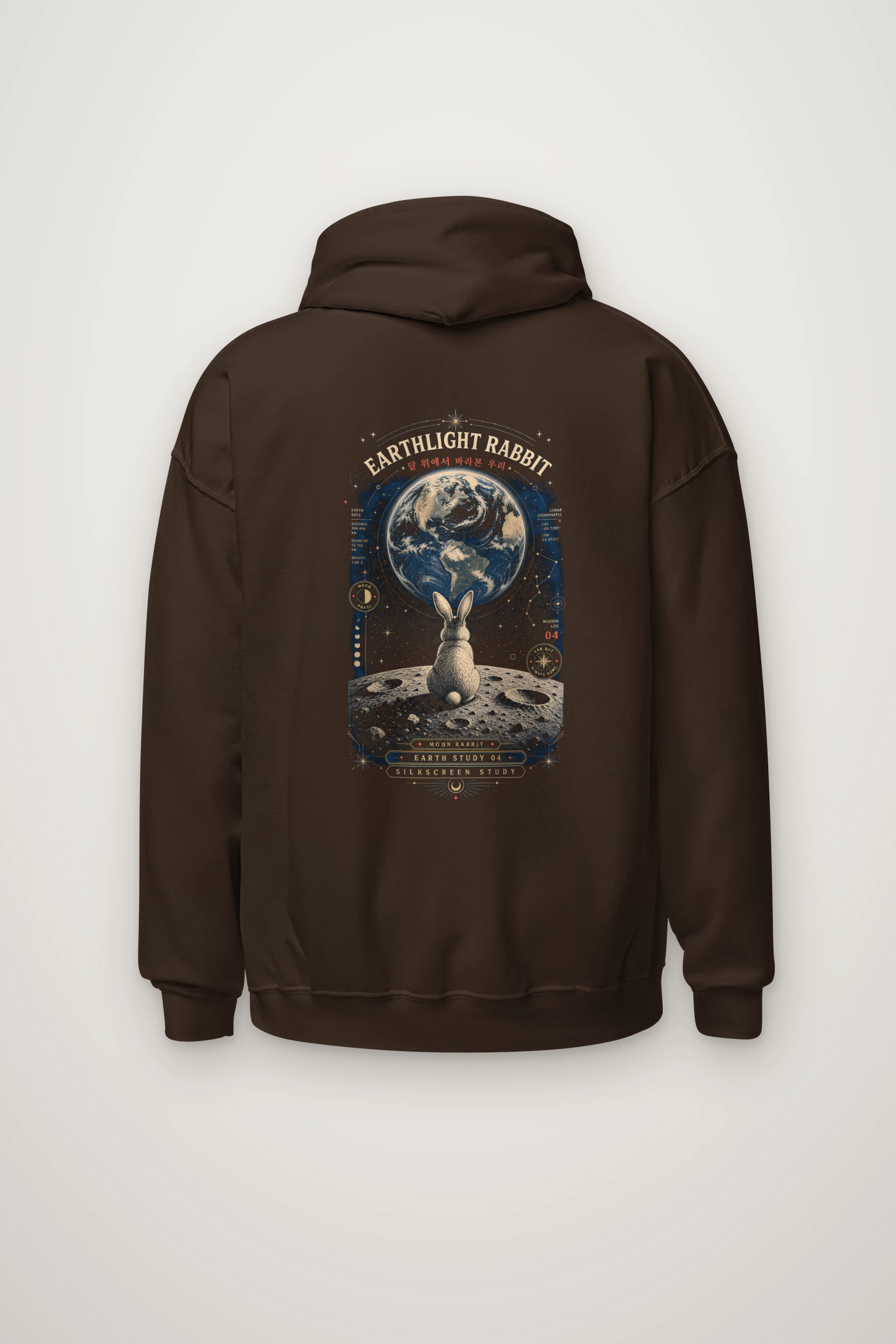 "Earthlight Rabbit" Heavy Blend Unisex Pullover Hoodie