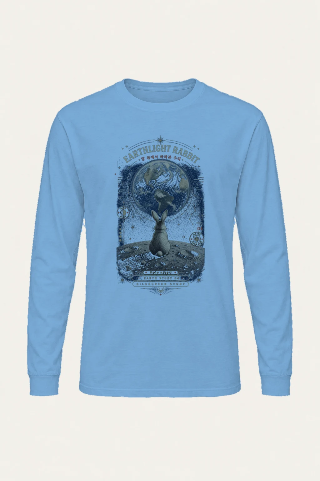 "Earthlight Rabbit" Unisex Longsleeve T-shirt | Gildan 2400