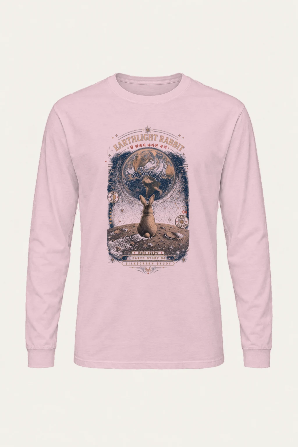 "Earthlight Rabbit" Unisex Longsleeve T-shirt | Gildan 2400