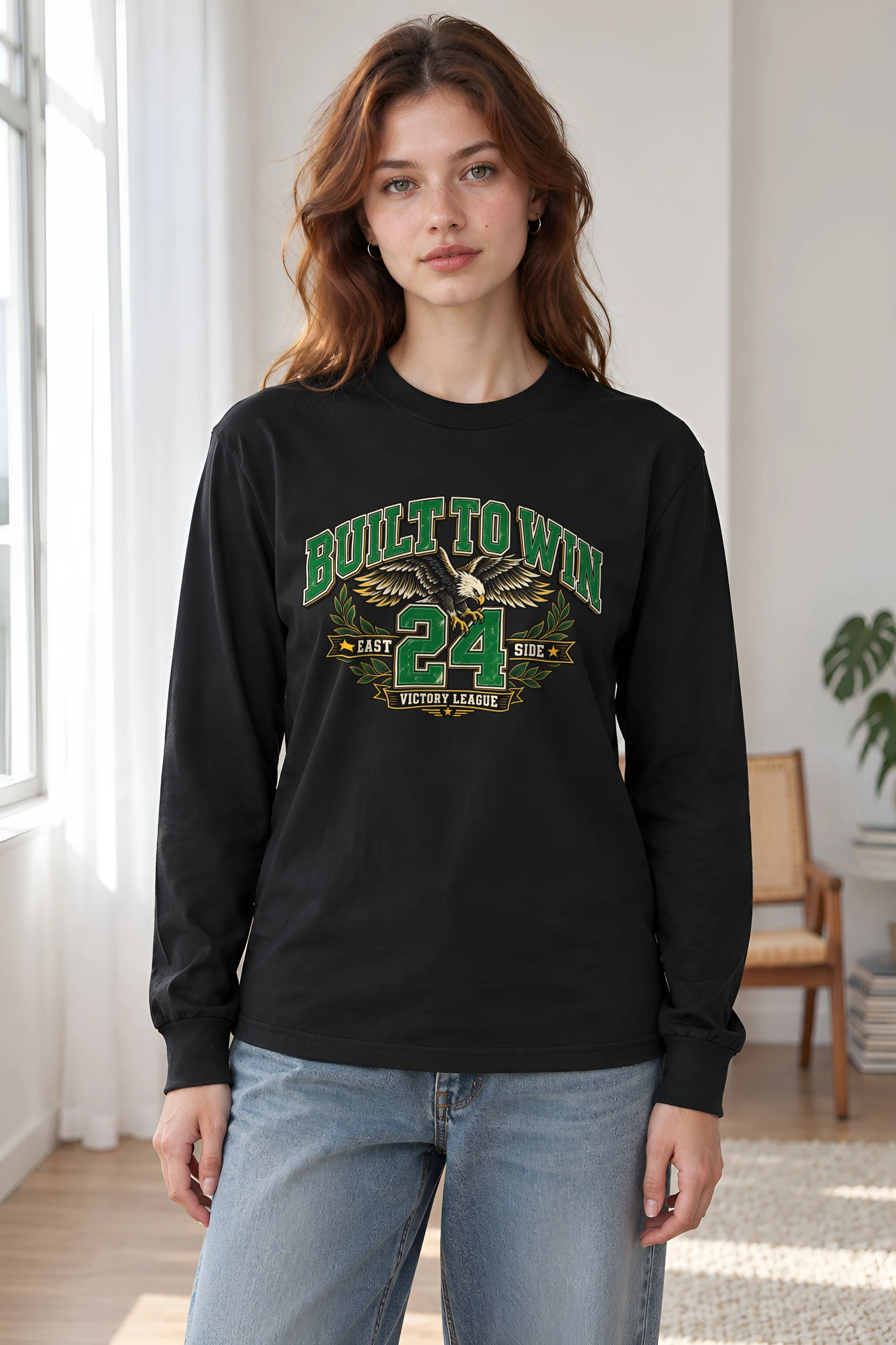 "East Side Victory" Unisex Longsleeve T-shirt