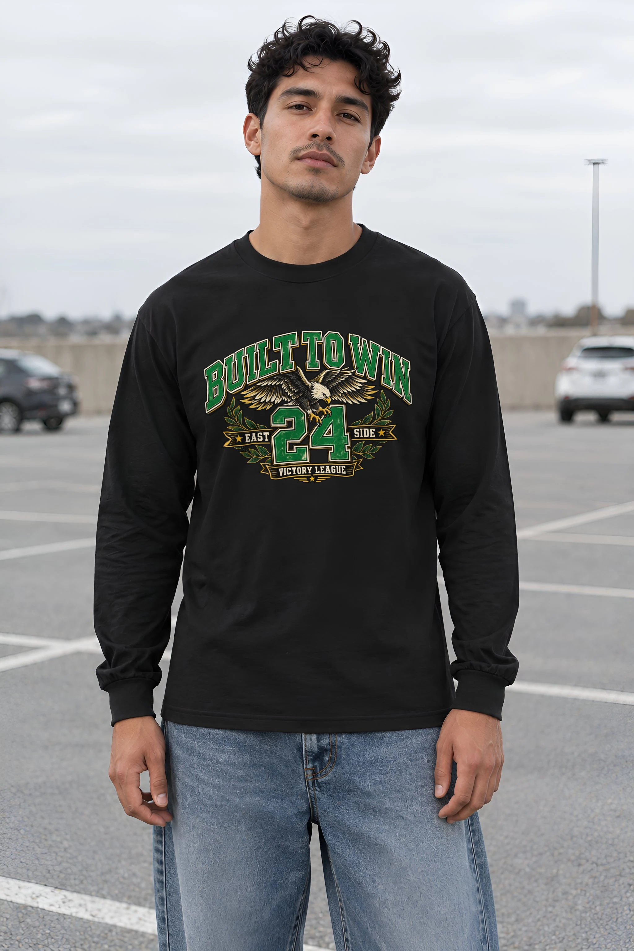 "East Side Victory" Unisex Longsleeve T-shirt