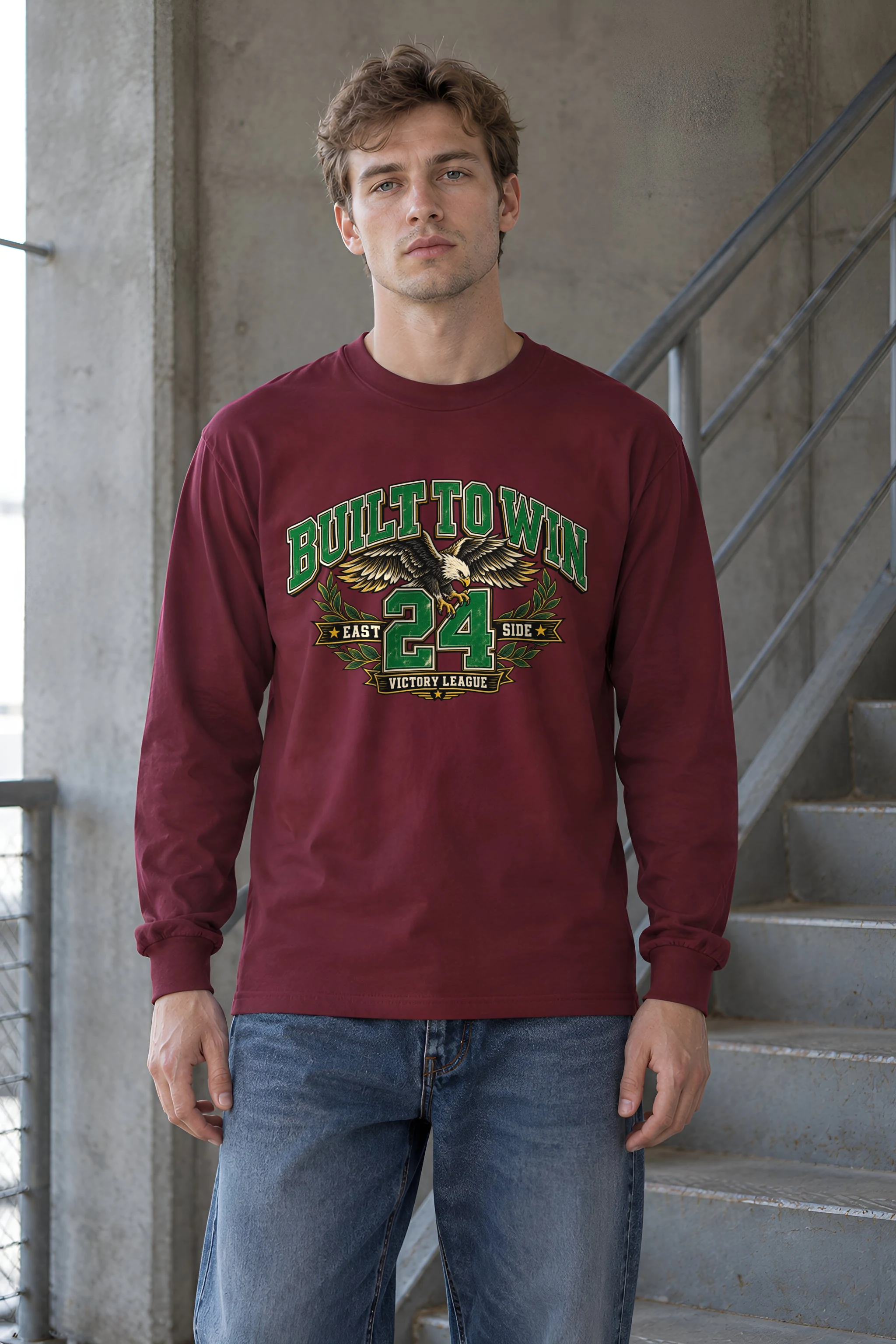 "East Side Victory" Unisex Longsleeve T-shirt