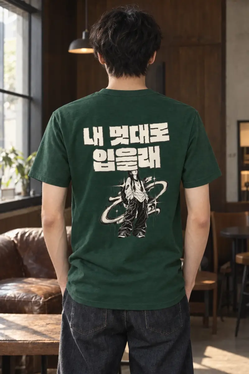 "내 멋대로 입을래" Heavyweight Unisex Crewneck T-shirt