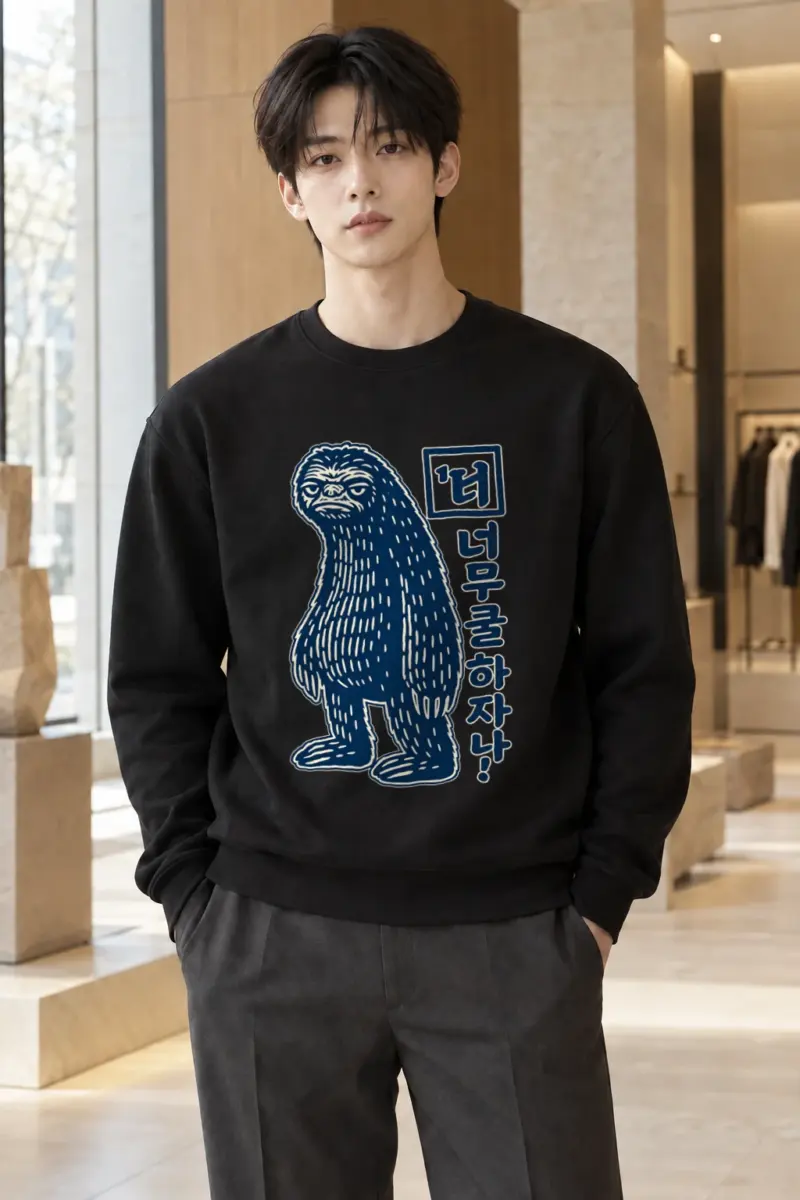 "넌 너무 느긋하잖아!" Heavy Blend Unisex Crewneck Sweatshirt | Gildan 18000