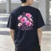 "늘 꽃길만 걸으세요" Heavyweight Unisex Crewneck T-shirt | Gildan 5000