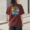 "달동네 Stairs" Heavyweight Unisex Crewneck T-shirt | Gildan 5000