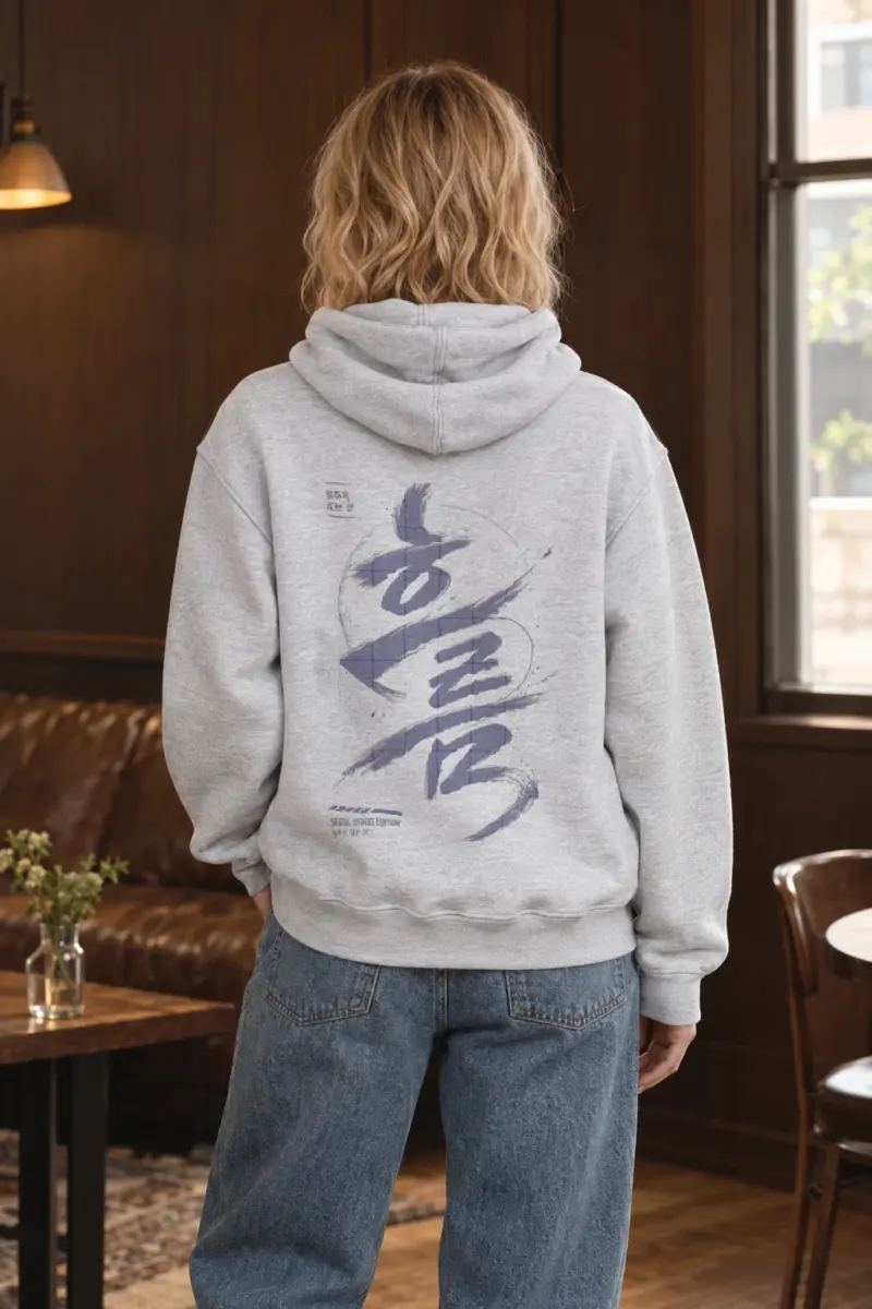 "멈추지 않는 선" Heavy Blend Unisex Pullover Hoodie