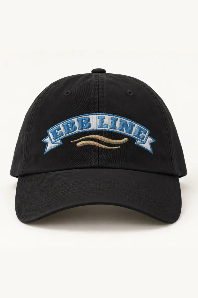 "Ebb Line Waves" Classic Dad Hat · Embroidered