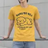 "복실복실 행운 제조소" Heavyweight Unisex Crewneck T-shirt