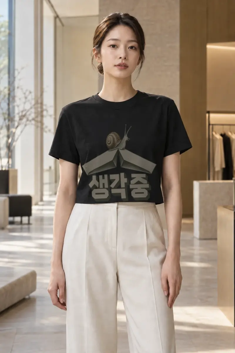 "스네일 Flight" Women's Crop Tee | Bella + Canvas 8882