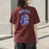 "아리랑 Woodblock" Heavyweight Unisex Crewneck T-shirt | Gildan 5000