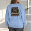 "여기 있어요 Kitten" Heavy Blend Unisex Crewneck Sweatshirt | Gildan 18000