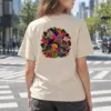 "오늘 수고했어 Blooms" Heavyweight Unisex Crewneck T-shirt | Gildan 5000