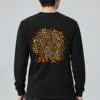 "Leopard Circle Heart" Unisex Longsleeve T-shirt | Gildan 2400