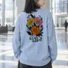 "오늘도 수고했어 Flowers" Unisex Longsleeve T-shirt | Gildan 2400