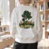 "오늘도 수고했어 Garden" Heavy Blend Unisex Crewneck Sweatshirt | Gildan 18000