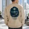 "Moonlit Whale" Heavy Blend Unisex Crewneck Sweatshirt | Gildan 18000